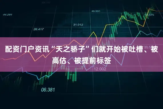 配资门户资讯“天之骄子”们就开始被吐槽、被高估、被提前标签